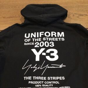 Y-3 adidas yohji yamamoto pour homme hoodie